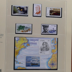 Collection timbres de Saint Pierre et Miquelon 1963-2024 neufs en 3 albums.