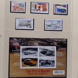 Collection timbres de Saint Pierre et Miquelon 1963-2024 neufs en 3 albums.