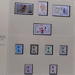 Collection timbres de Saint Pierre et Miquelon 1963-2024 neufs en 3 albums.