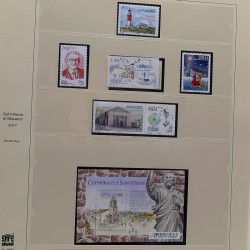 Collection timbres de Saint Pierre et Miquelon 1963-2024 neufs en 3 albums.