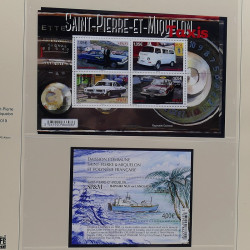 Collection timbres de Saint Pierre et Miquelon 1963-2024 neufs en 3 albums.