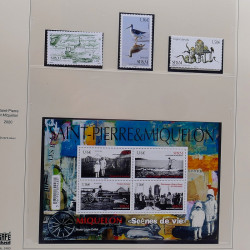 Collection timbres de Saint Pierre et Miquelon 1963-2024 neufs en 3 albums.