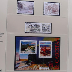 Collection timbres de Saint Pierre et Miquelon 1963-2024 neufs en 3 albums.