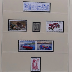 Collection timbres de Saint Pierre et Miquelon 1963-2024 neufs en 3 albums.