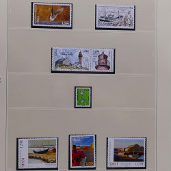 Collection timbres de Saint Pierre et Miquelon 1963-2024 neufs en 3 albums.