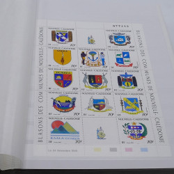 Collection timbres de Nouvelle Calédonie 1989-2020 neufs en un album.