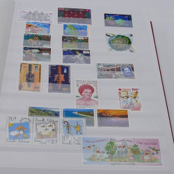 Collection timbres de Nouvelle Calédonie 1989-2020 neufs en un album.