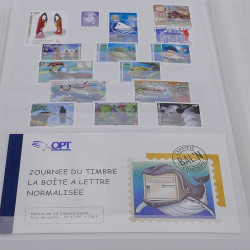 Collection timbres de Nouvelle Calédonie 1989-2020 neufs en un album.