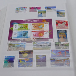 Collection timbres de Nouvelle Calédonie 1989-2020 neufs en un album.