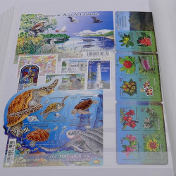 Collection timbres de Nouvelle Calédonie 1989-2020 neufs en un album.