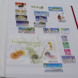 Collection timbres de Nouvelle Calédonie 1989-2020 neufs en un album.