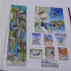 Collection timbres de Nouvelle Calédonie 1989-2020 neufs en un album.