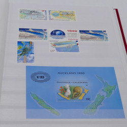 Collection timbres de Nouvelle Calédonie 1989-2020 neufs en un album.