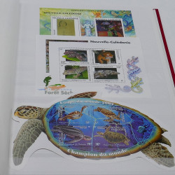 Collection timbres de Nouvelle Calédonie 1989-2020 neufs en un album.
