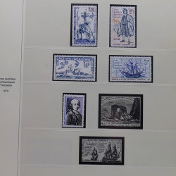 Collection timbres T.A.A.F. 1955-2000 neufs en un album.