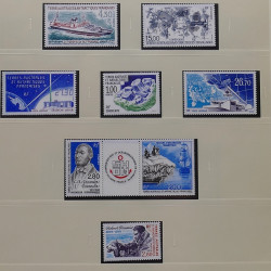 Collection timbres T.A.A.F. 1955-2000 neufs en un album.