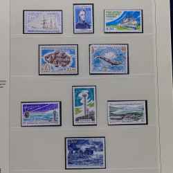 Collection timbres T.A.A.F. 1955-2000 neufs en un album.