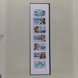 Collection timbres T.A.A.F. 1955-2000 neufs en un album.