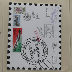Collection timbres T.A.A.F. 1955-2000 neufs en un album.