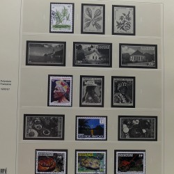 Collection timbres de Polynésie Française 1958-2024 neufs en 4 albums.