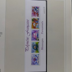 Collection timbres de Polynésie Française 1958-2024 neufs en 4 albums.