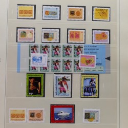 Collection timbres de Polynésie Française 1958-2024 neufs en 4 albums.