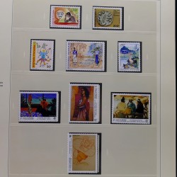 Collection timbres de Polynésie Française 1958-2024 neufs en 4 albums.