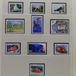 Collection timbres de Polynésie Française 1958-2024 neufs en 4 albums.