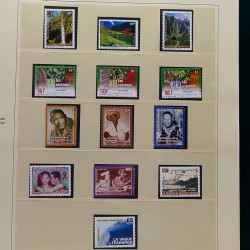 Collection timbres de Polynésie Française 1958-2024 neufs en 4 albums.
