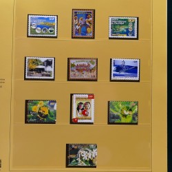 Collection timbres de Polynésie Française 1958-2024 neufs en 4 albums.