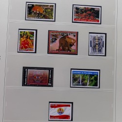 Collection timbres de Polynésie Française 1958-2024 neufs en 4 albums.