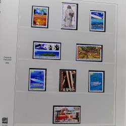 Collection timbres de Polynésie Française 1958-2024 neufs en 4 albums.