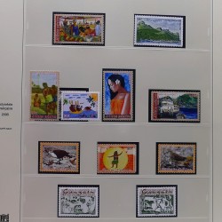 Collection timbres de Polynésie Française 1958-2024 neufs en 4 albums.