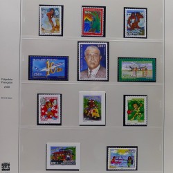 Collection timbres de Polynésie Française 1958-2024 neufs en 4 albums.