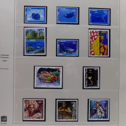 Collection timbres de Polynésie Française 1958-2024 neufs en 4 albums.