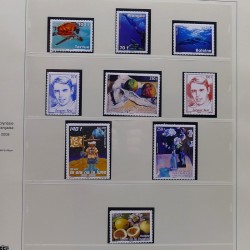 Collection timbres de Polynésie Française 1958-2024 neufs en 4 albums.