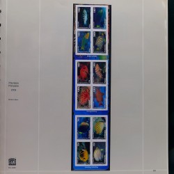 Collection timbres de Polynésie Française 1958-2024 neufs en 4 albums.