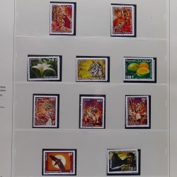 Collection timbres de Polynésie Française 1958-2024 neufs en 4 albums.