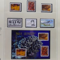 Collection timbres de Polynésie Française 1958-2024 neufs en 4 albums.