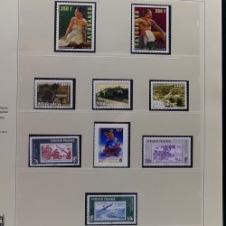 Collection timbres de Polynésie Française 1958-2024 neufs en 4 albums.