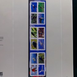 Collection timbres de Polynésie Française 1958-2024 neufs en 4 albums.