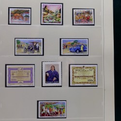 Collection timbres de Polynésie Française 1958-2024 neufs en 4 albums.