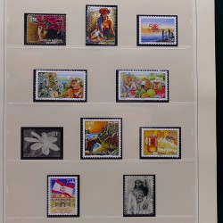 Collection timbres de Polynésie Française 1958-2024 neufs en 4 albums.