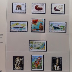 Collection timbres de Polynésie Française 1958-2024 neufs en 4 albums.
