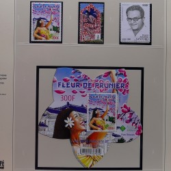 Collection timbres de Polynésie Française 1958-2024 neufs en 4 albums.