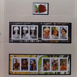 Collection timbres de Polynésie Française 1958-2024 neufs en 4 albums.