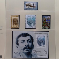 Collection timbres de Polynésie Française 1958-2024 neufs en 4 albums.