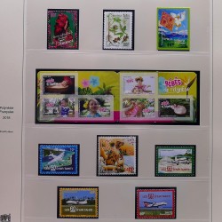 Collection timbres de Polynésie Française 1958-2024 neufs en 4 albums.