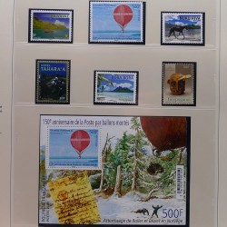 Collection timbres de Polynésie Française 1958-2024 neufs en 4 albums.