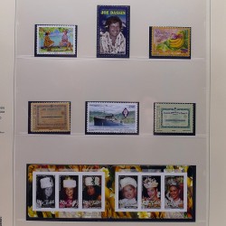 Collection timbres de Polynésie Française 1958-2024 neufs en 4 albums.